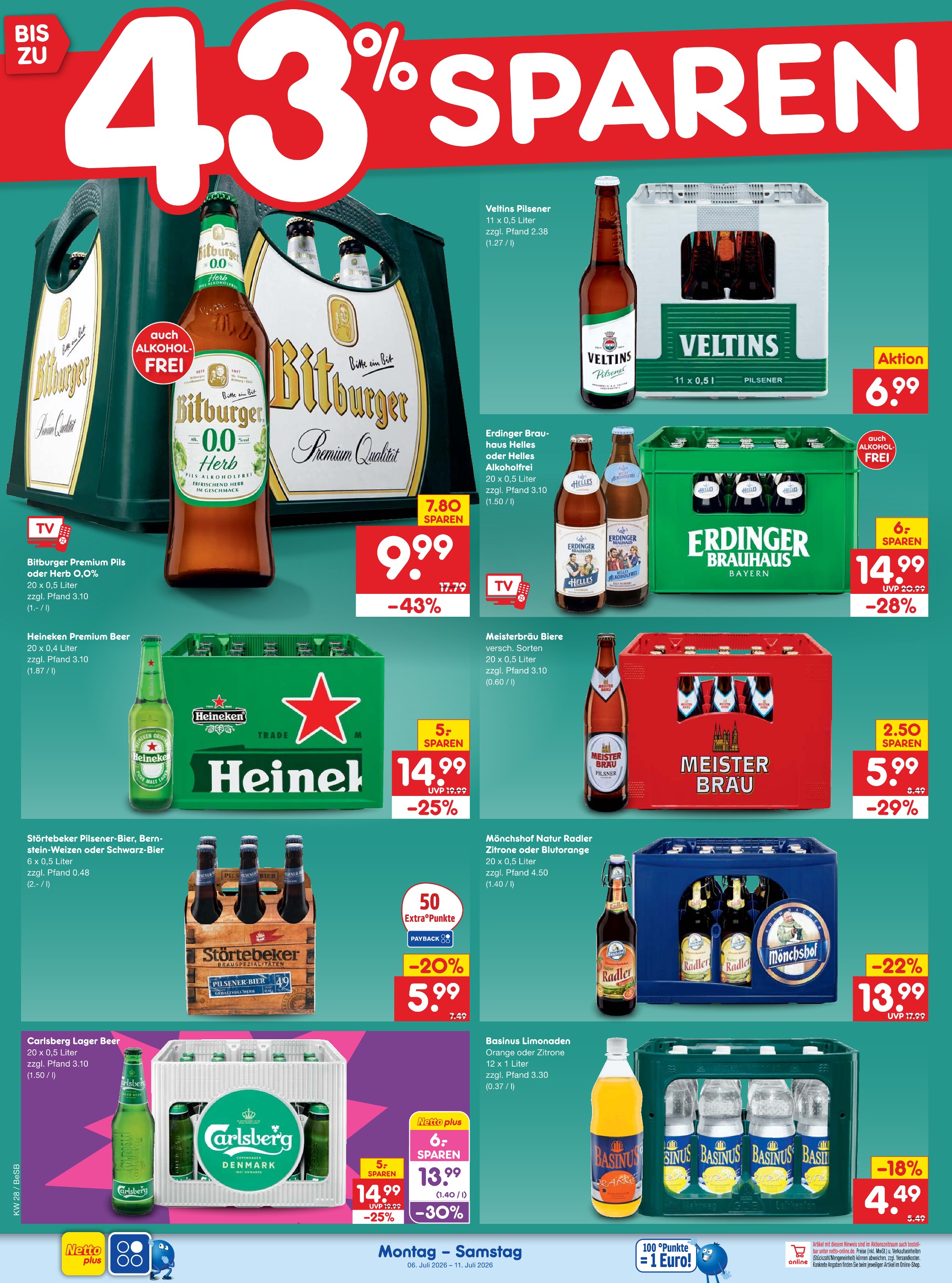 Orangen Angebot im aktuellen Netto Marken-Discount Prospekt auf Seite 32